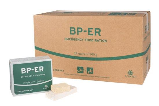Beredskapslager med BP-ER n&oslash;drasjoner for 1 ukes egenberedskap